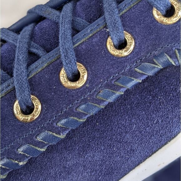 Jack Rogers Carter Suede Lace Up Water Resistant Sneakers - Picture 7 of 10